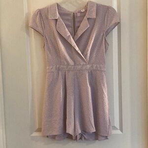 Retro Romper in Lovely Lilac